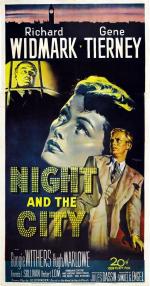 Постер Ночь и город: 789x1500 / 268 Кб