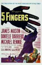 Постер Пять пальцев: 979x1500 / 287 Кб