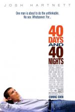 Постер 40 дней и 40 ночей: 509x755 / 45 Кб