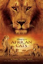 Постер Африканские кошки: Королевство смелости: 1013x1500 / 377 Кб