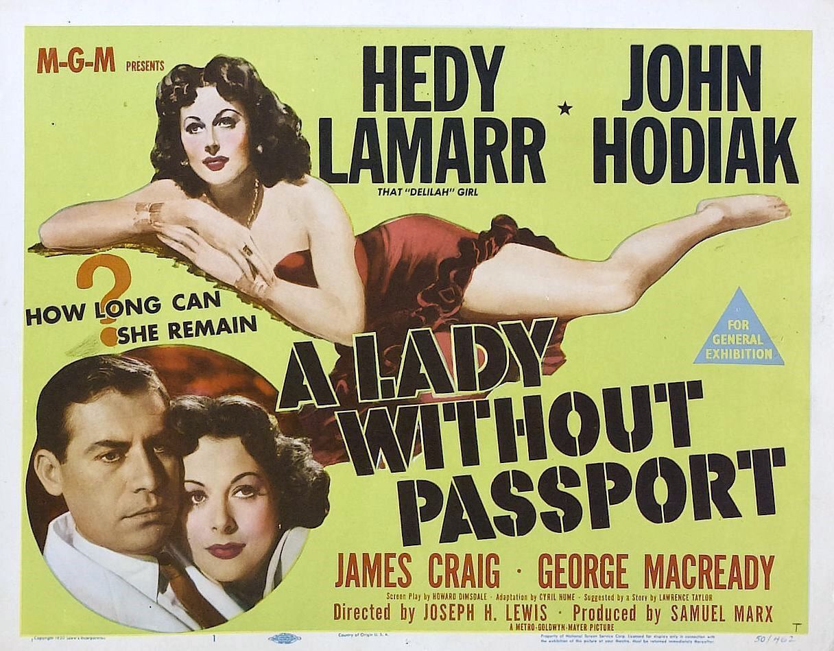 Постер - A Lady Without Passport: 1216x949 / 209 Кб