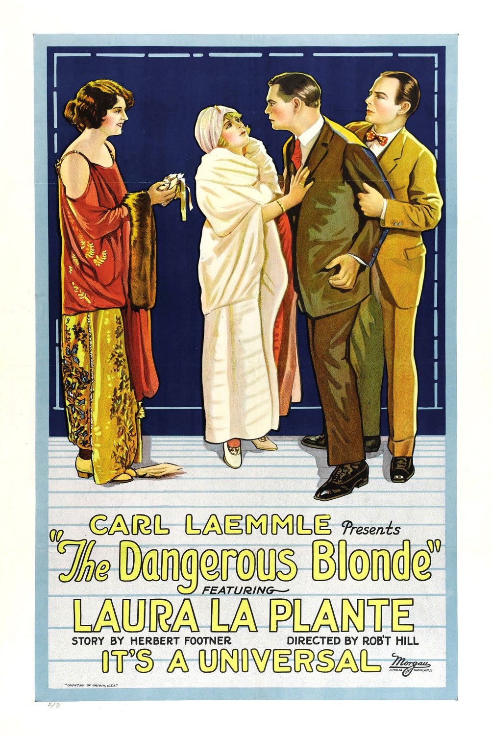Постер - The Dangerous Blonde: 1004x1500 / 305 Кб