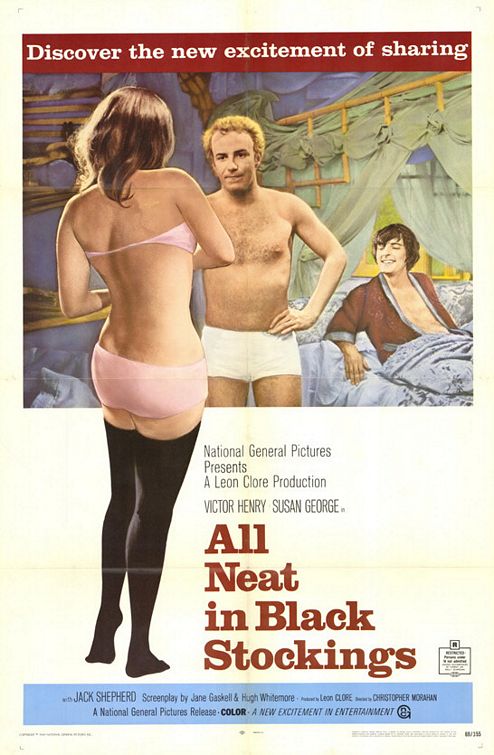 Постер - All Neat in Black Stockings: 494x755 / 70 Кб