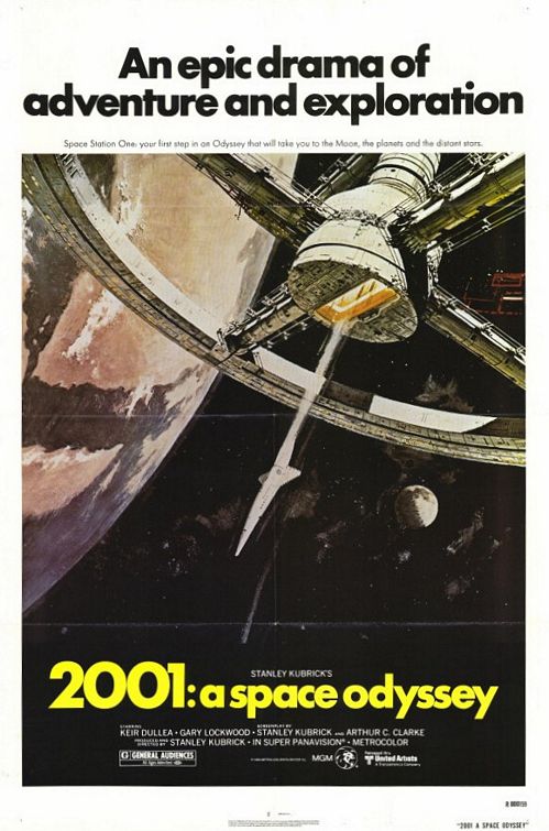 Постер - 2001 год: Космическая одиссея: 499x755 / 76 Кб