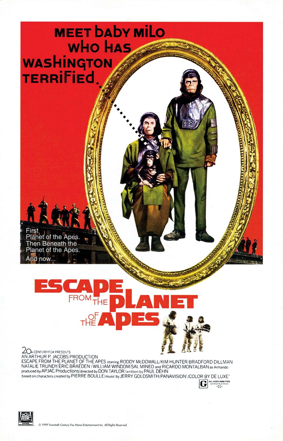 Постер - Планета обезьян 3: Бегство с планеты обезьян: 963x1500 / 237 Кб