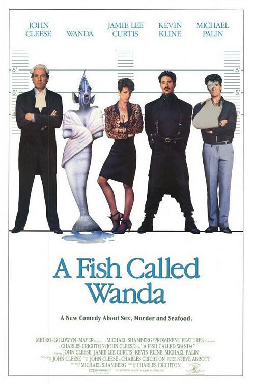 Постер - Рыбка по имени Ванда: 499x755 / 62 Кб