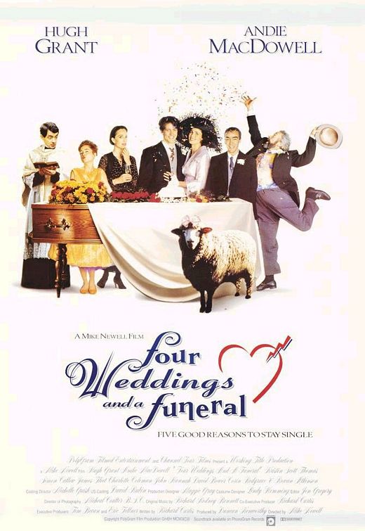 Постер - Четыре свадьбы и одни похороны: 520x755 / 62 Кб