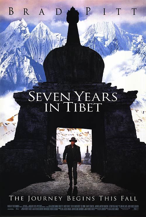 Постер - Семь лет в Тибете: 500x744 / 82 Кб