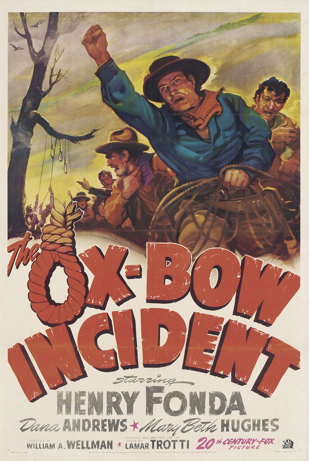 Постер - Инцидент в Окс-Боу: 1008x1500 / 263 Кб