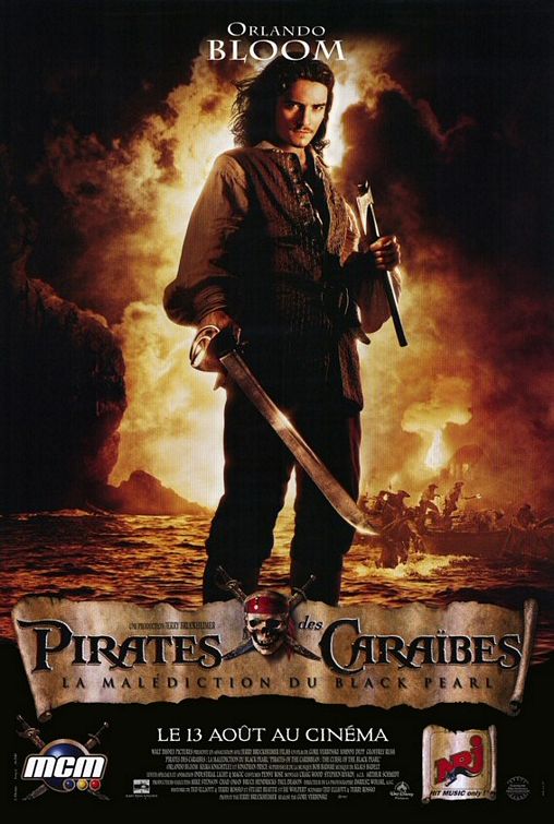 Постер - Пираты Карибского моря: Проклятие черной жемчужины: 508x755 / 75 Кб