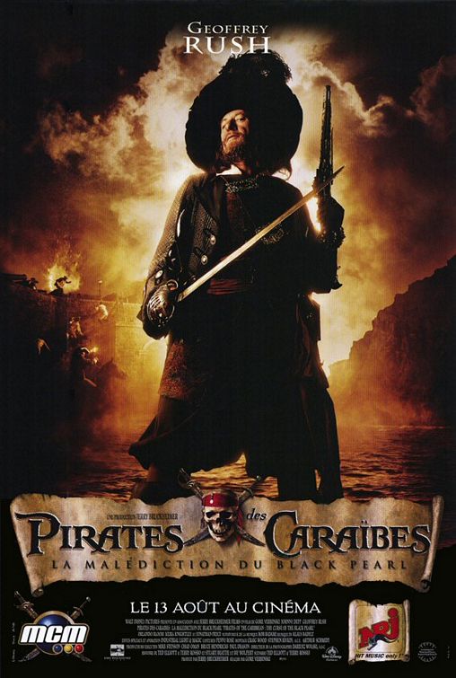 Постер - Пираты Карибского моря: Проклятие черной жемчужины: 508x755 / 72 Кб