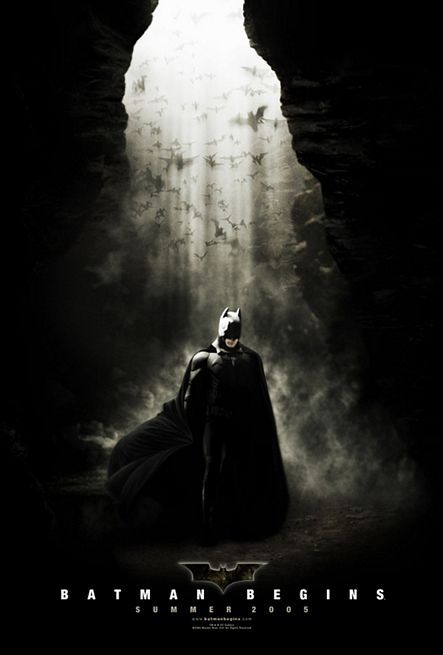 Постер - Бэтмен: Начало: 443x655 / 26 Кб