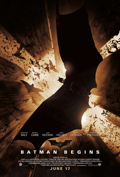 Постер - Бэтмен: Начало: 511x755 / 70 Кб