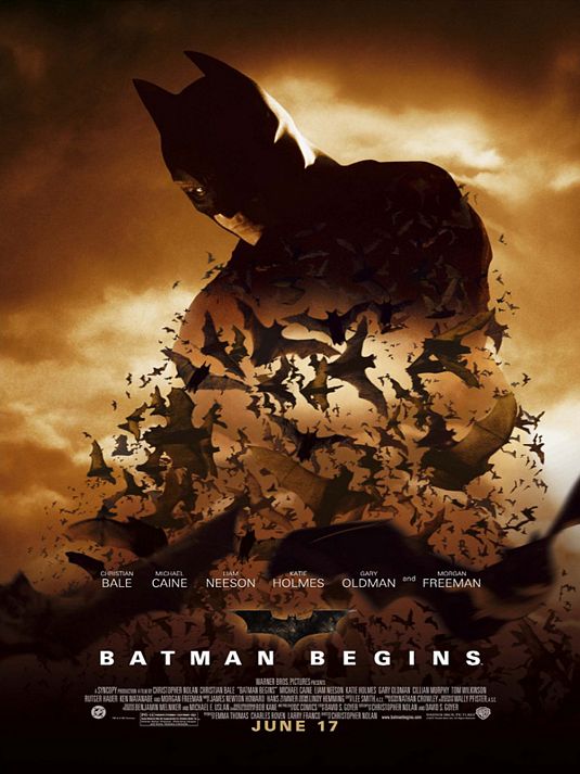Постер - Бэтмен: Начало: 535x713 / 65 Кб