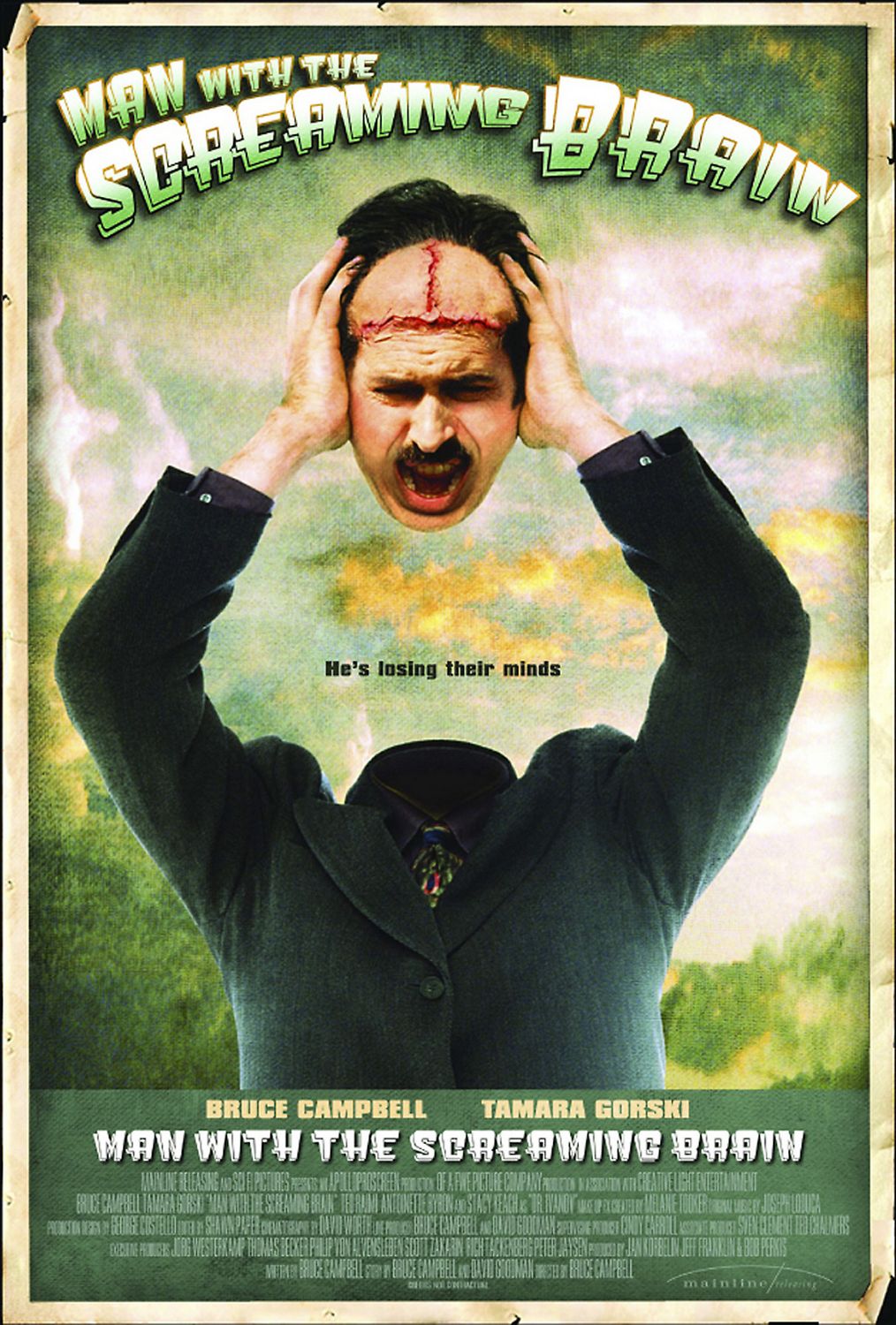 Постер - Человек с кричащим мозгом: 1014x1500 / 285 Кб