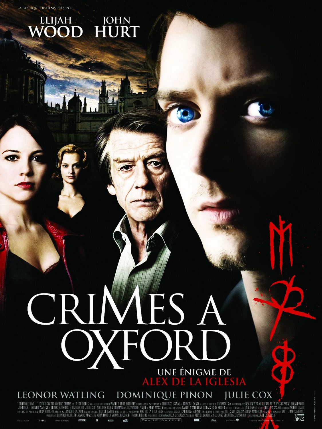 Постер - Оксфордские убийства: 1125x1500 / 248 Кб