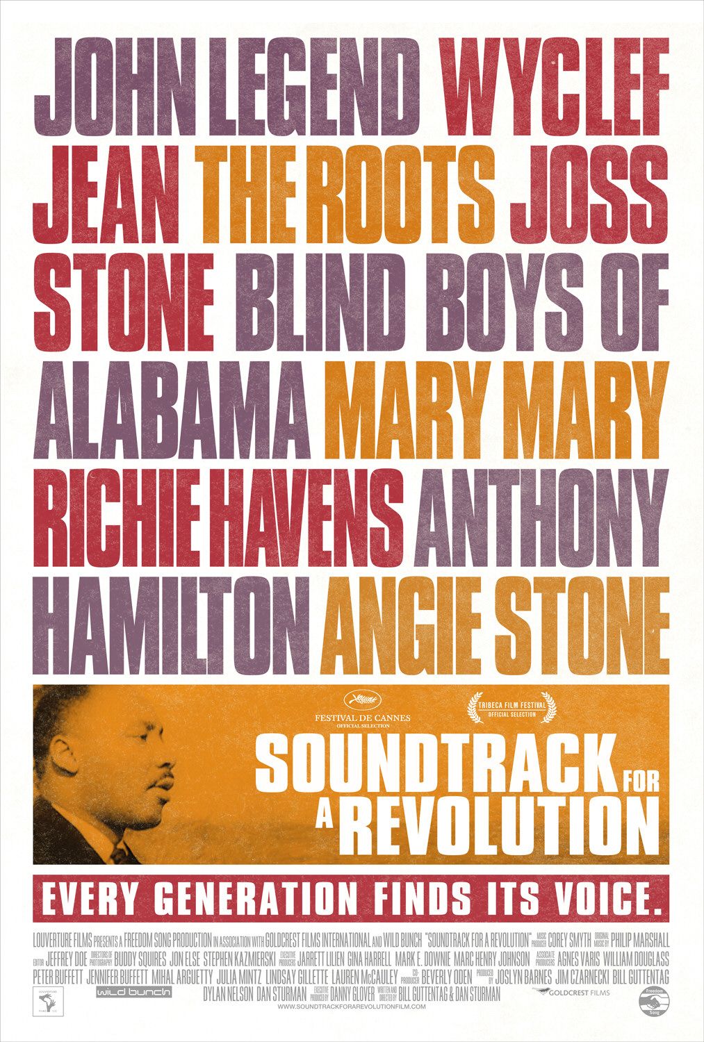 Постер - Soundtrack for a Revolution: 1013x1500 / 330 Кб