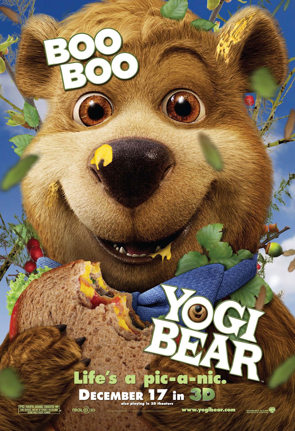 Постер - Медведь Йоги: 1027x1500 / 410 Кб