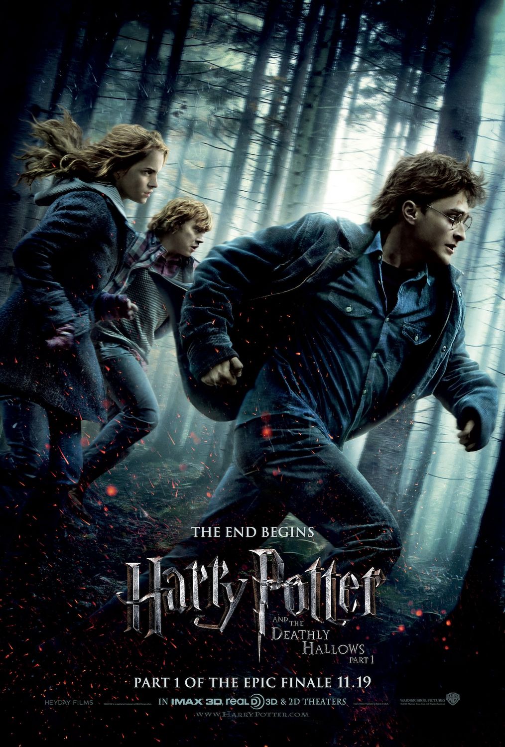 Постер - Гарри Поттер и Дары Смерти: Часть 1: 1014x1500 / 279 Кб