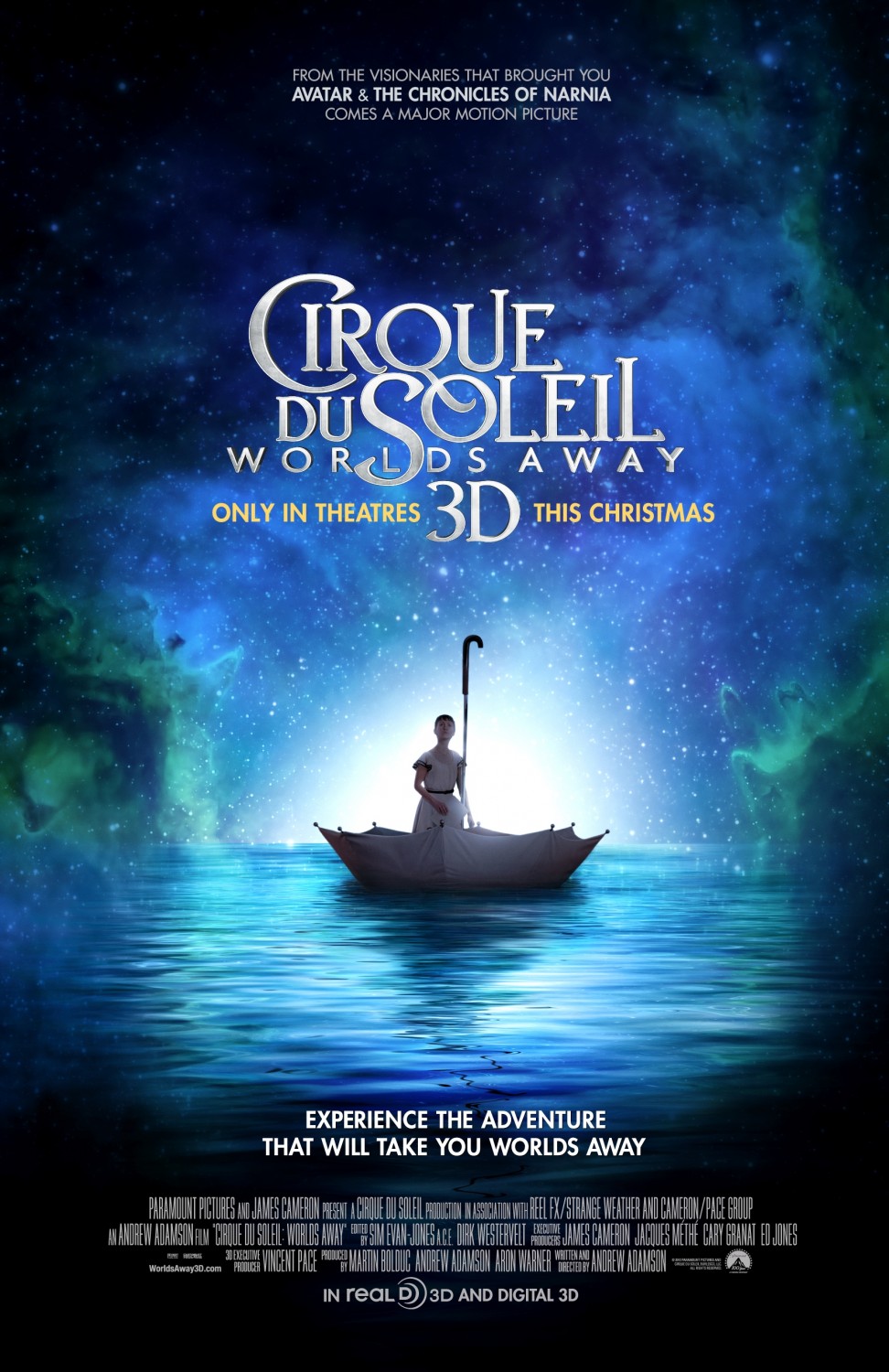 Постер - Cirque du Soleil: Сказочный мир в 3D: 972x1500 / 287 Кб