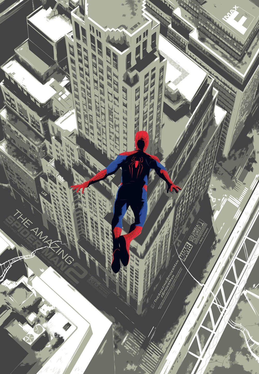 Постер - Новый Человек-паук: Высокое напряжение: 1000x1444 / 427 Кб