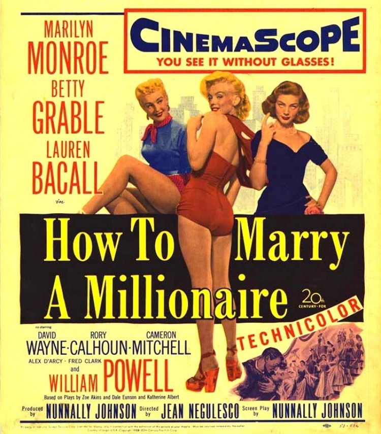 Постер - Как выйти замуж за миллионера: 750x855 / 170.73 Кб
