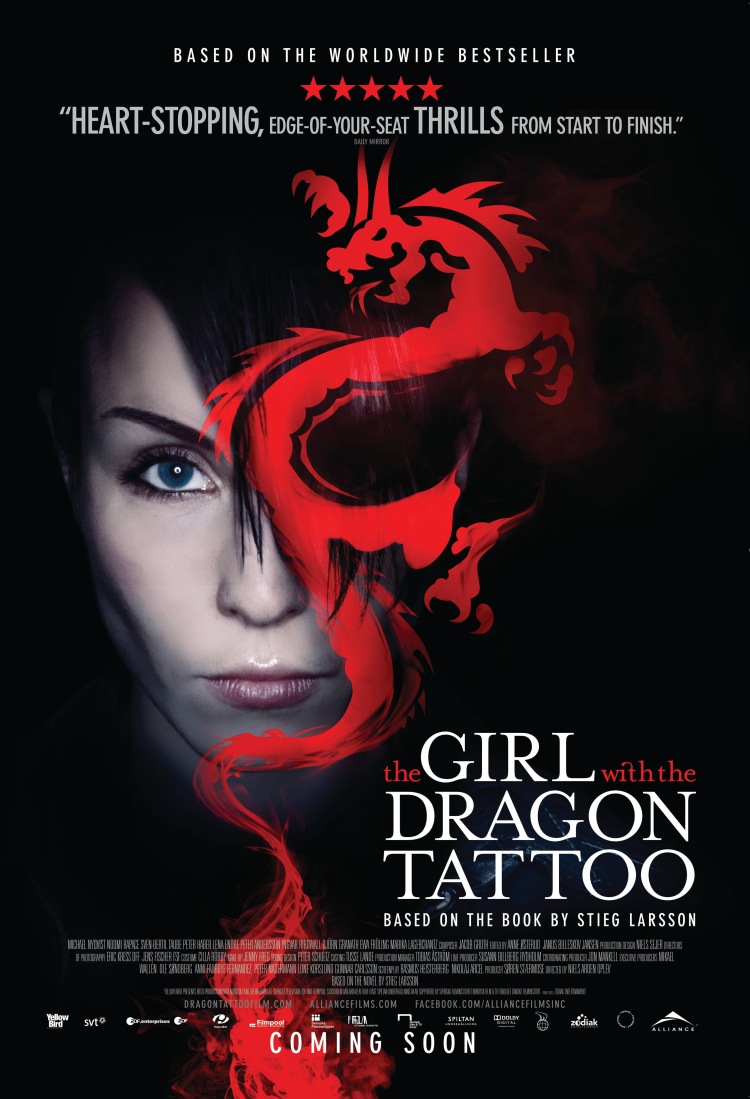 Постер - Девушка с татуировкой дракона: 750x1099 / 160.11 Кб