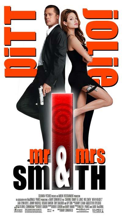 Постер - Мистер и миссис Смит: 400x707 / 42.84 Кб