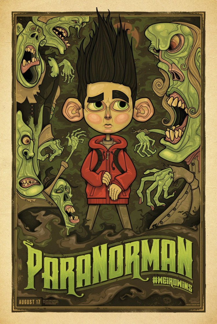 Постер - Паранорман, или Как приручить зомби: 750x1118 / 248.12 Кб