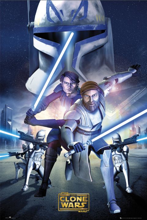 Постер - Звездные войны: Войны клонов: 480x717 / 73.09 Кб