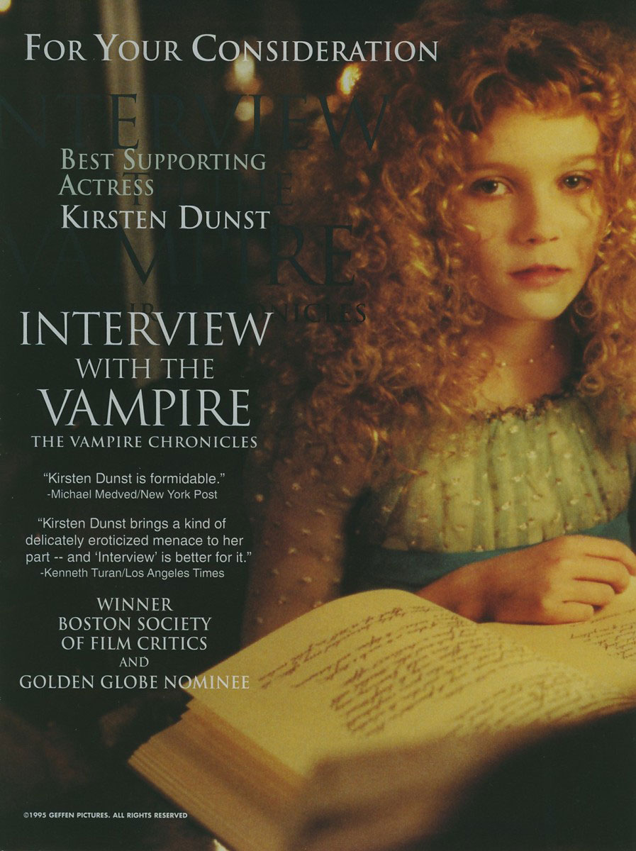 Постер - Интервью с вампиром: 897x1200 / 190.23 Кб