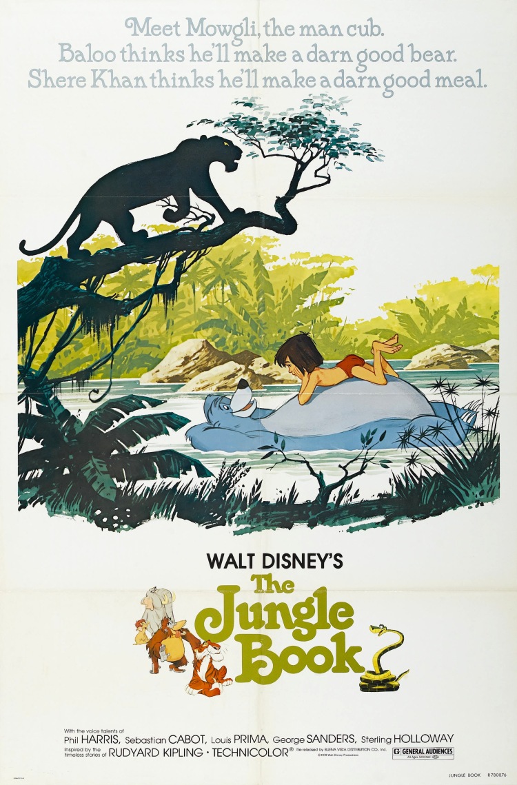 Постер - Книга джунглей: 750x1139 / 271.47 Кб