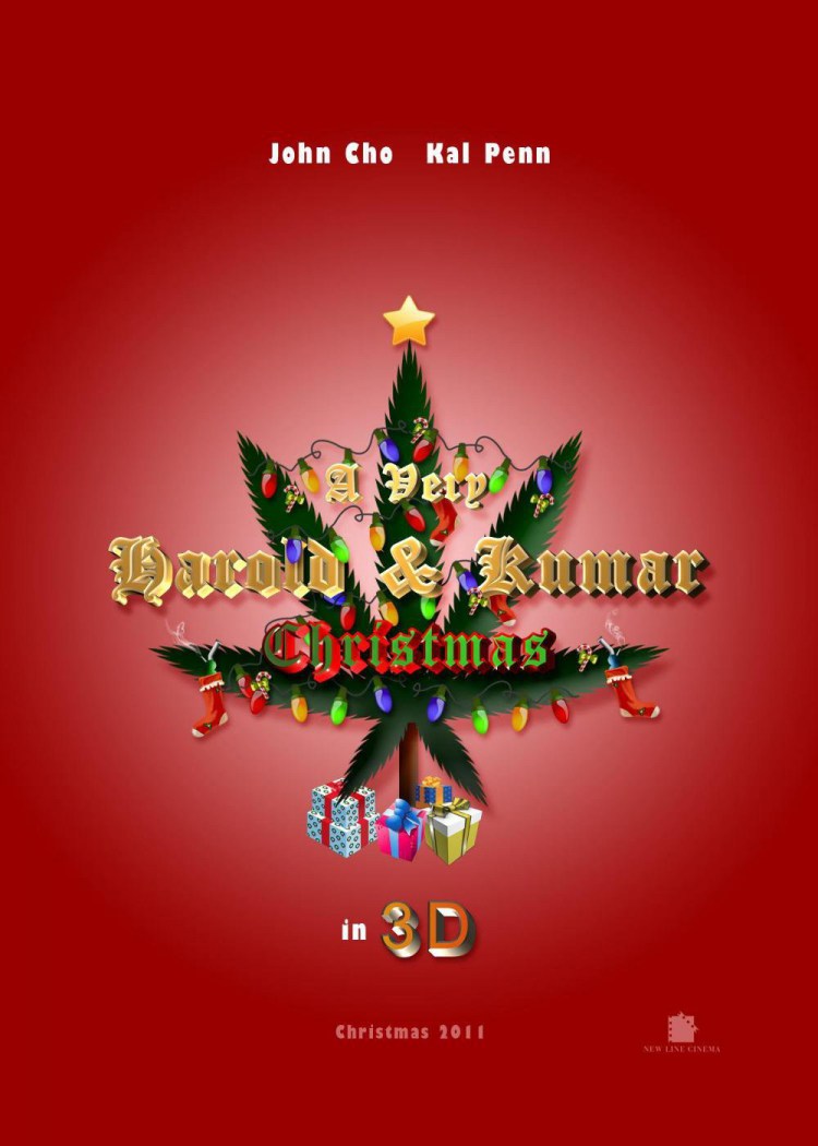 Постер - Убойное Рождество Гарольда и Кумара: 750x1050 / 89.22 Кб