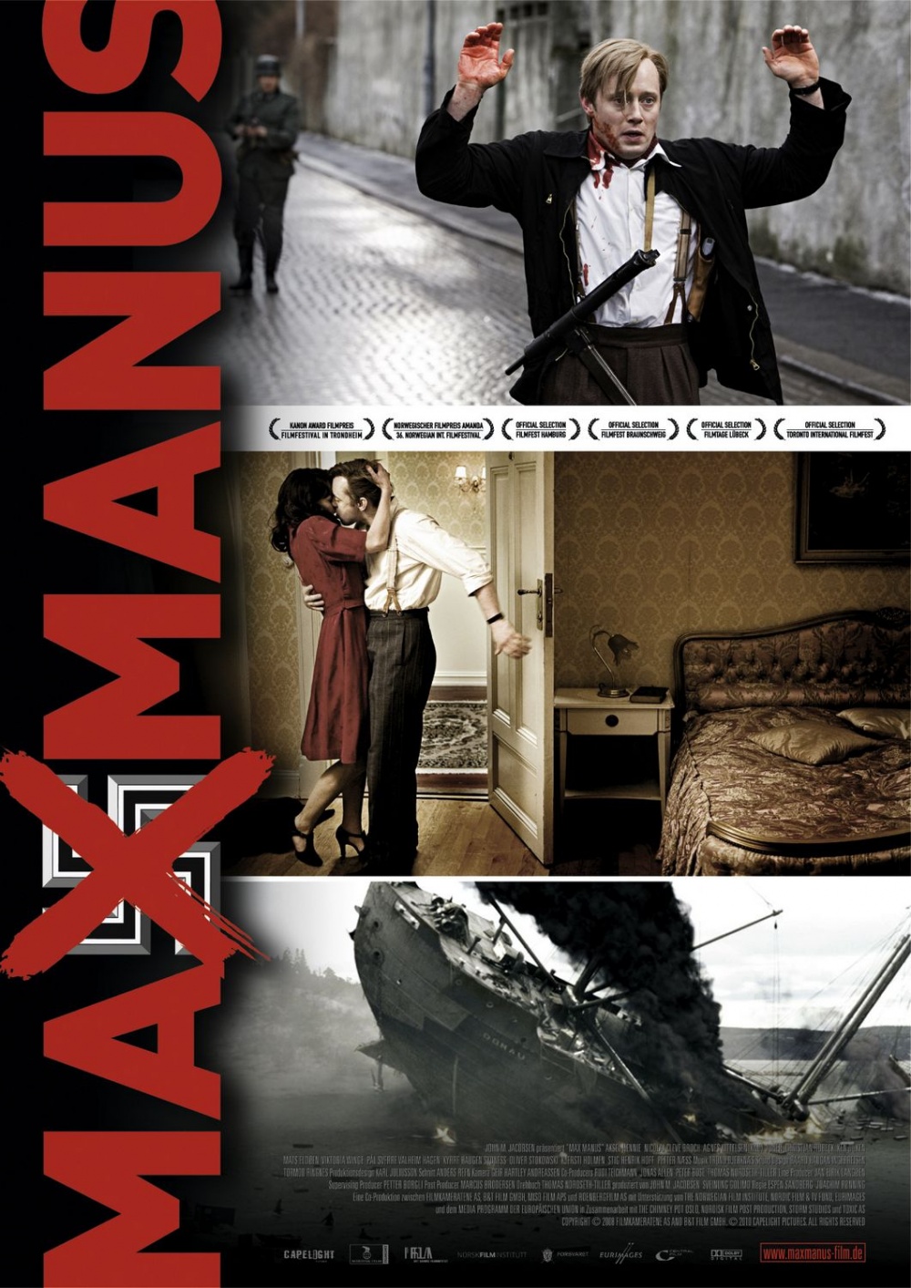 Постер - Макс Манус: Человек войны: 1000x1413 / 396.43 Кб