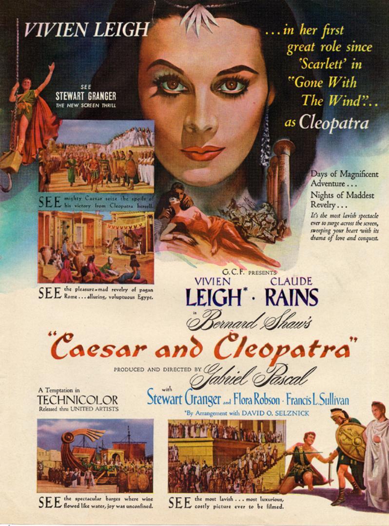 Постер - Цезарь и Клеопатра: 798x1080 / 152.43 Кб