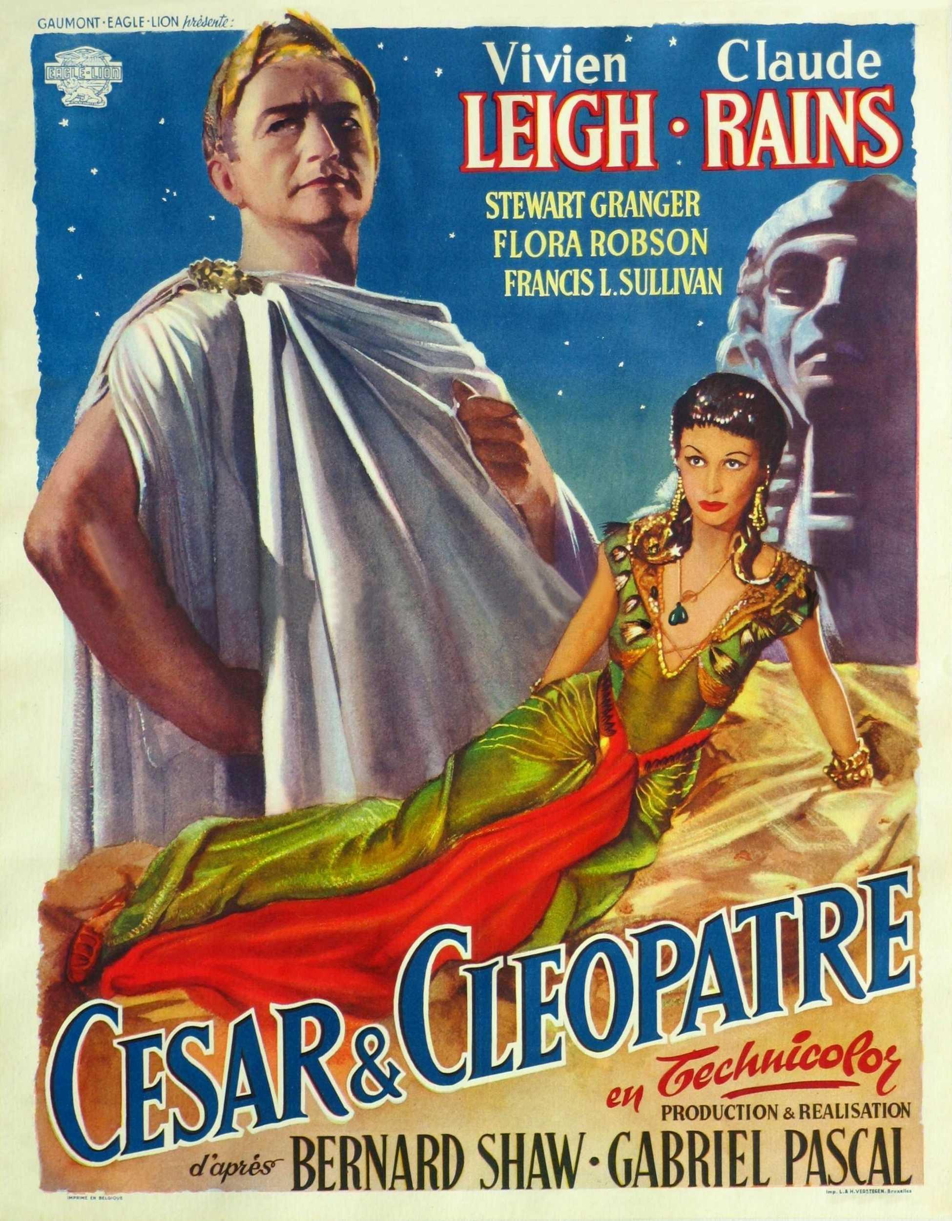 Постер - Цезарь и Клеопатра: 1950x2500 / 467.25 Кб