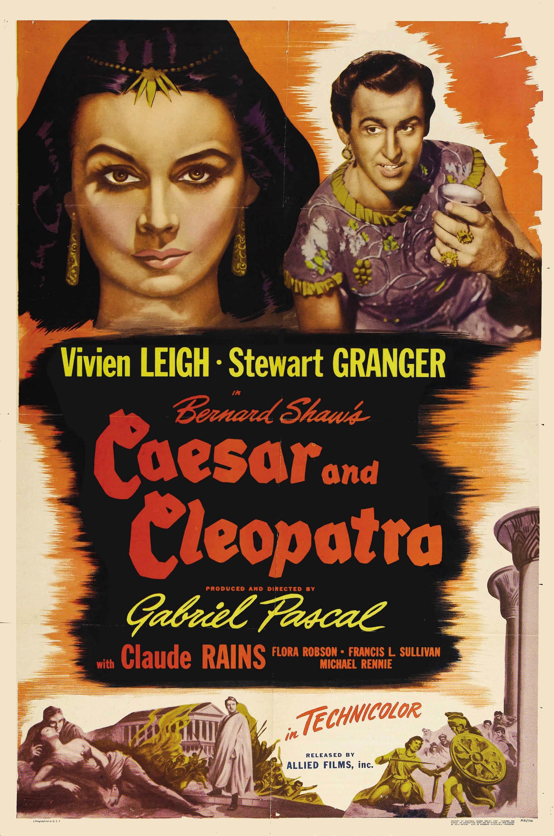 Постер - Цезарь и Клеопатра: 1923x2900 / 651.57 Кб