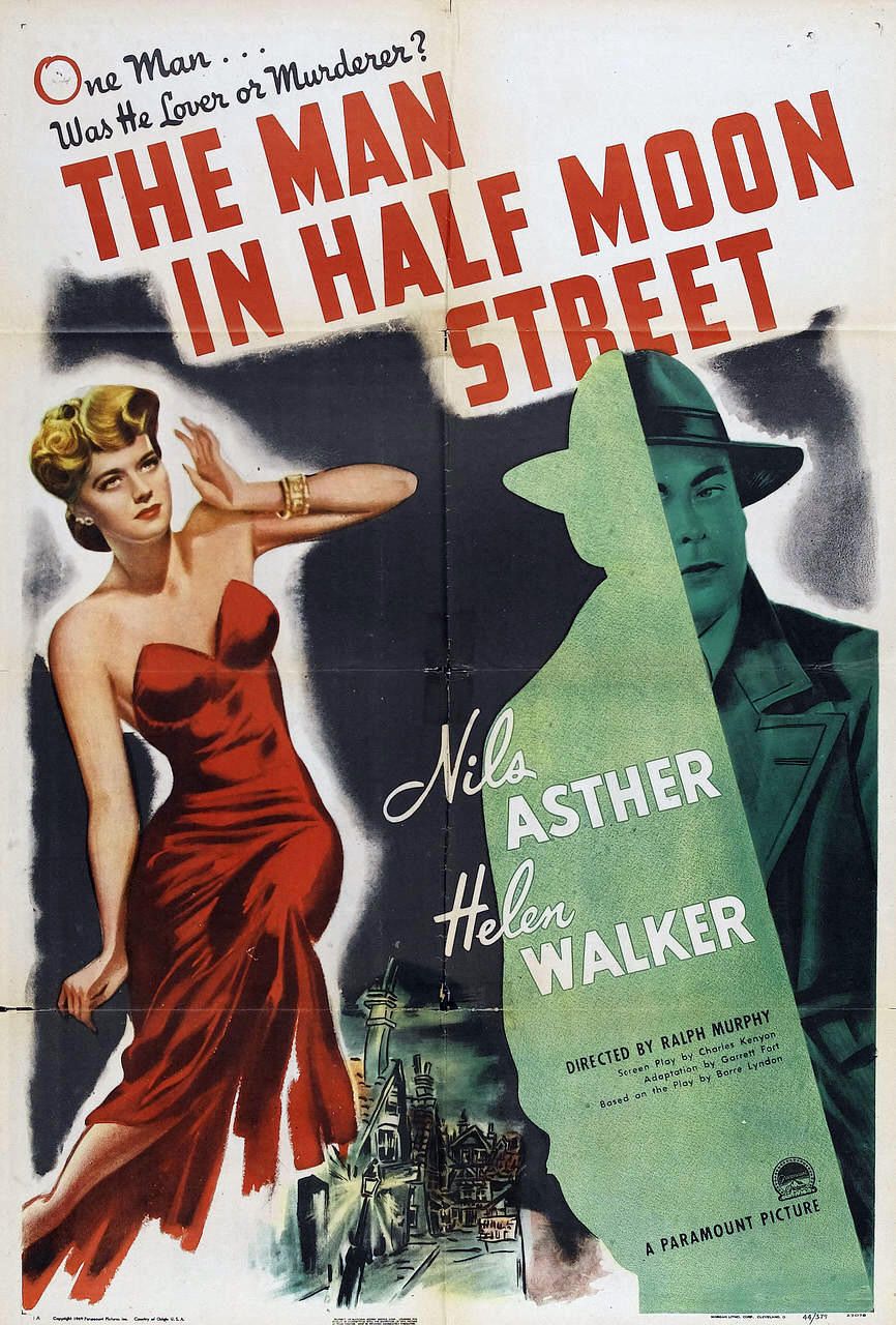 Постер - The Man in Half Moon Street: 866x1280 / 227 Кб