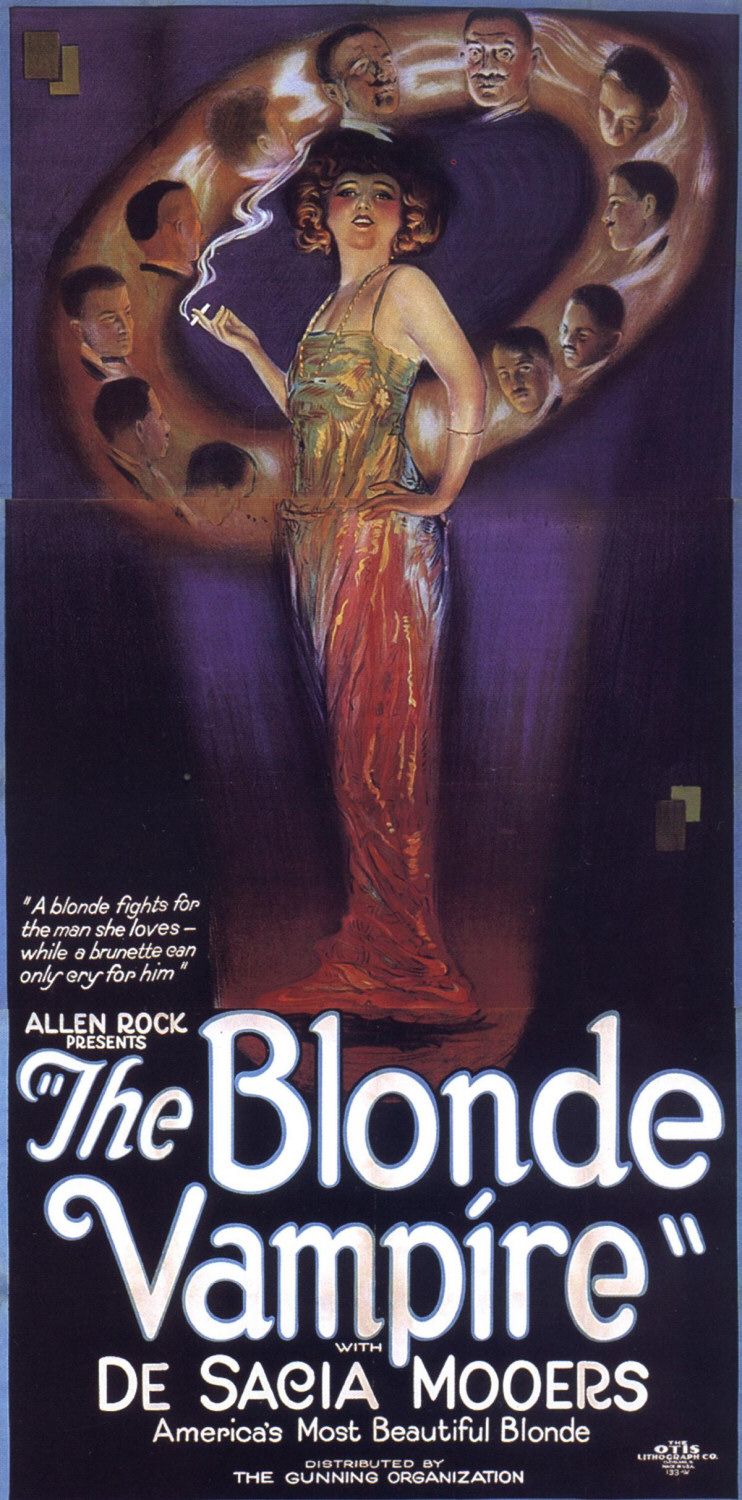 Постер - The Blonde Vampire: 742x1500 / 202 Кб