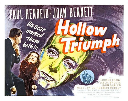 Постер - Hollow Triumph: 535x421 / 68 Кб