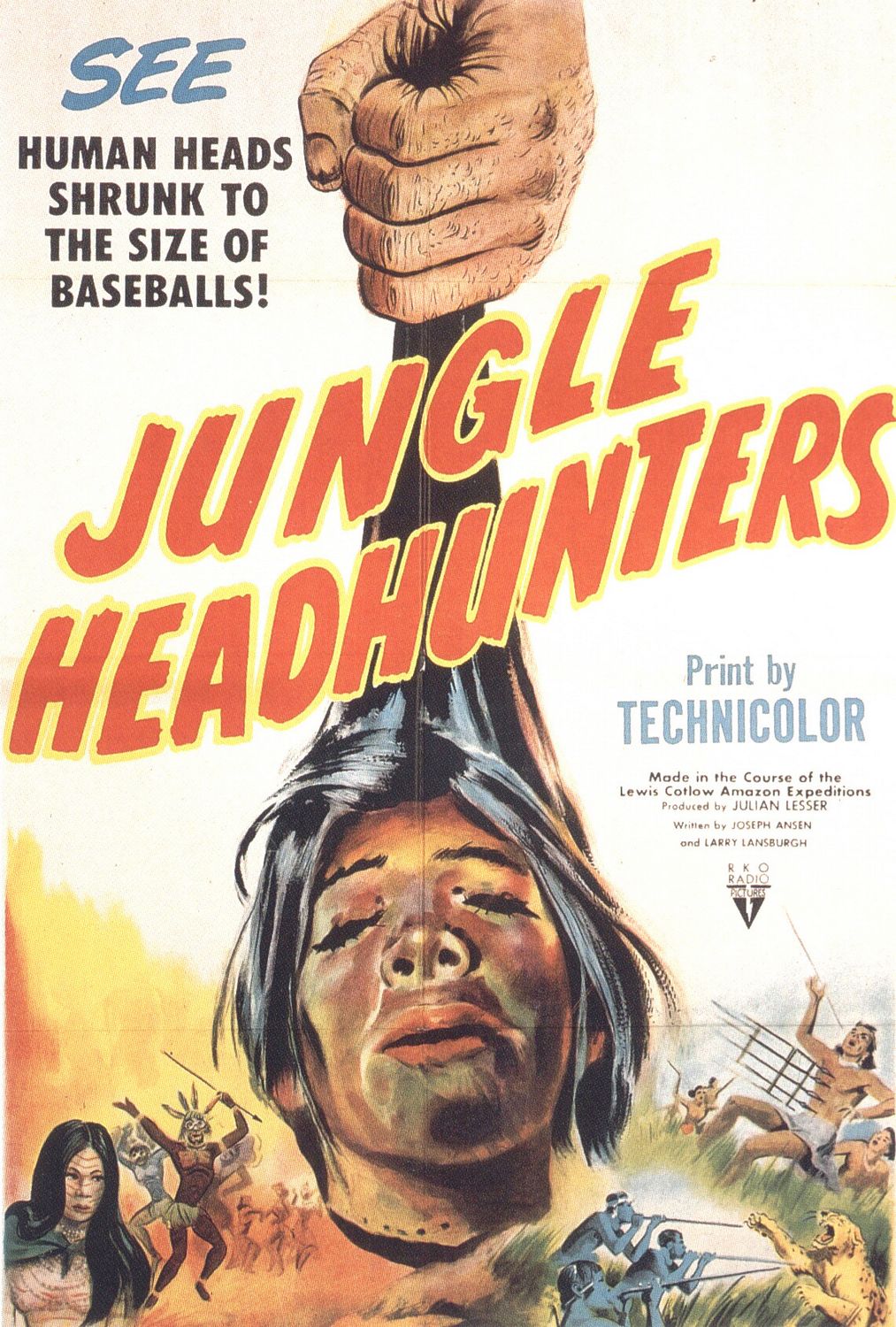Постер - Jungle Headhunters: 1013x1500 / 328 Кб