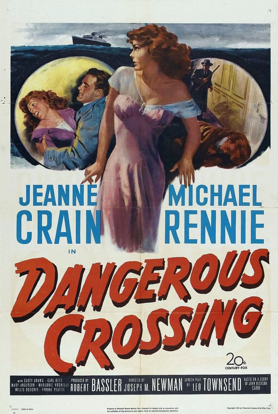 Постер - Dangerous Crossing: 952x1417 / 236 Кб