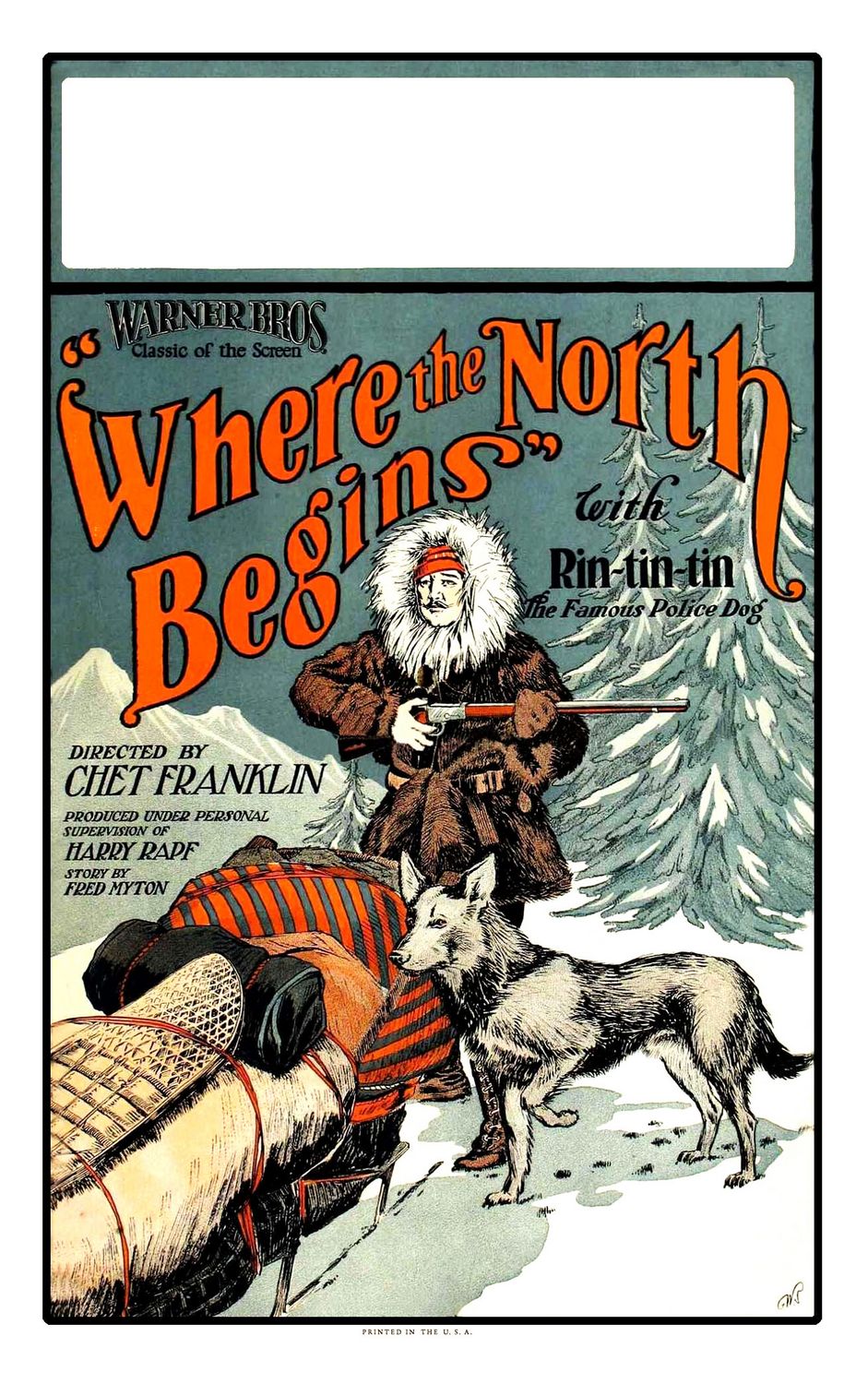 Постер - Where the North Begins: 941x1500 / 329 Кб