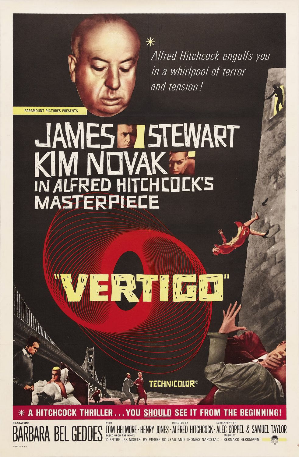 Постер - Головокружение: 982x1500 / 280 Кб
