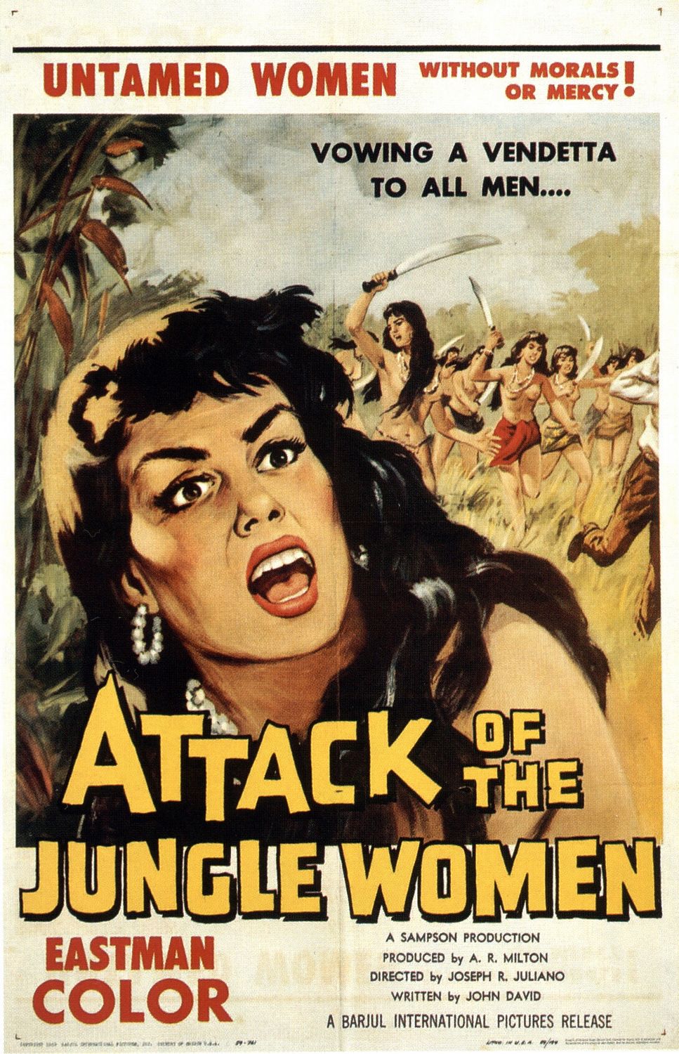 Постер - Attack of the Jungle Women: 967x1500 / 367 Кб