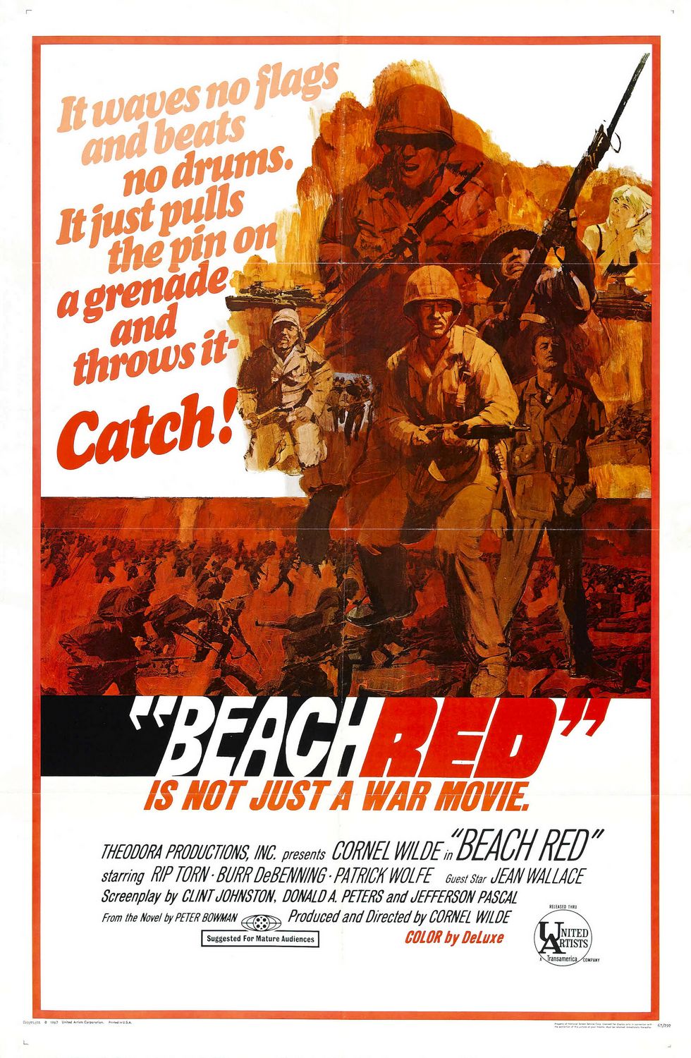 Постер - Beach Red: 980x1500 / 301 Кб