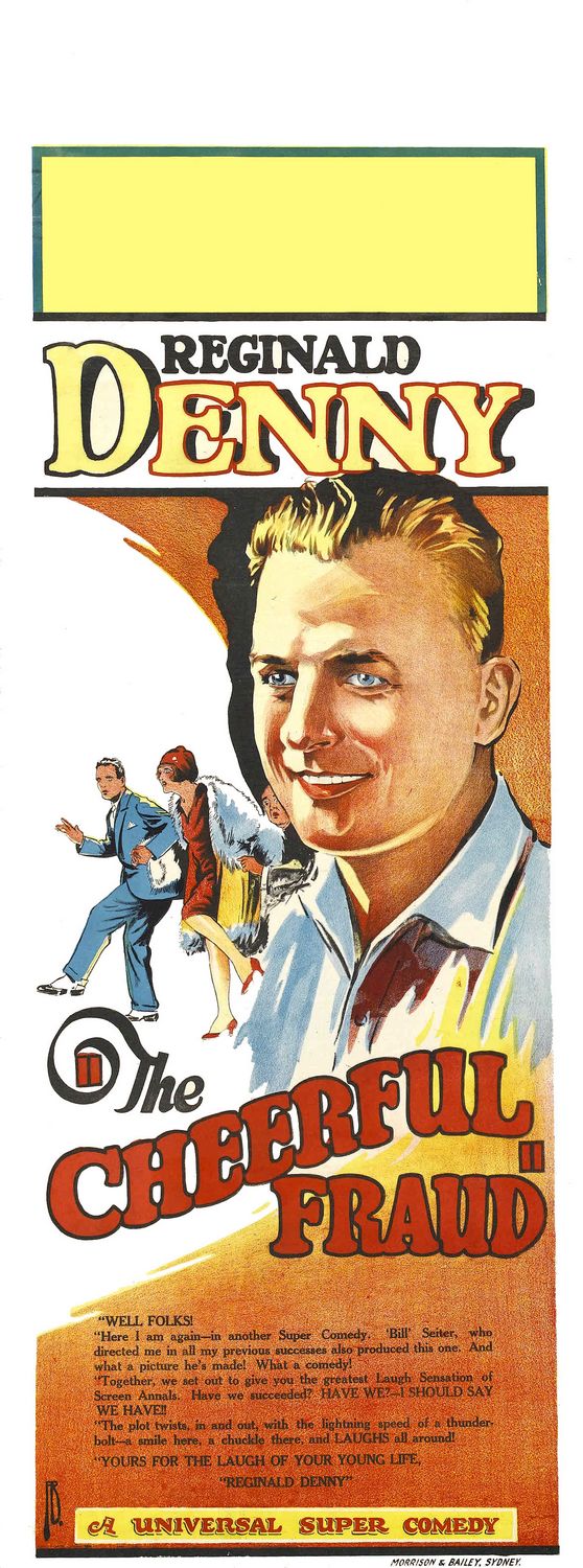 Постер - The Cheerful Fraud: 558x1500 / 192 Кб
