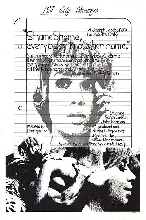 Постер - Shame, Shame, Everybody Knows Her Name: 499x755 / 101 Кб