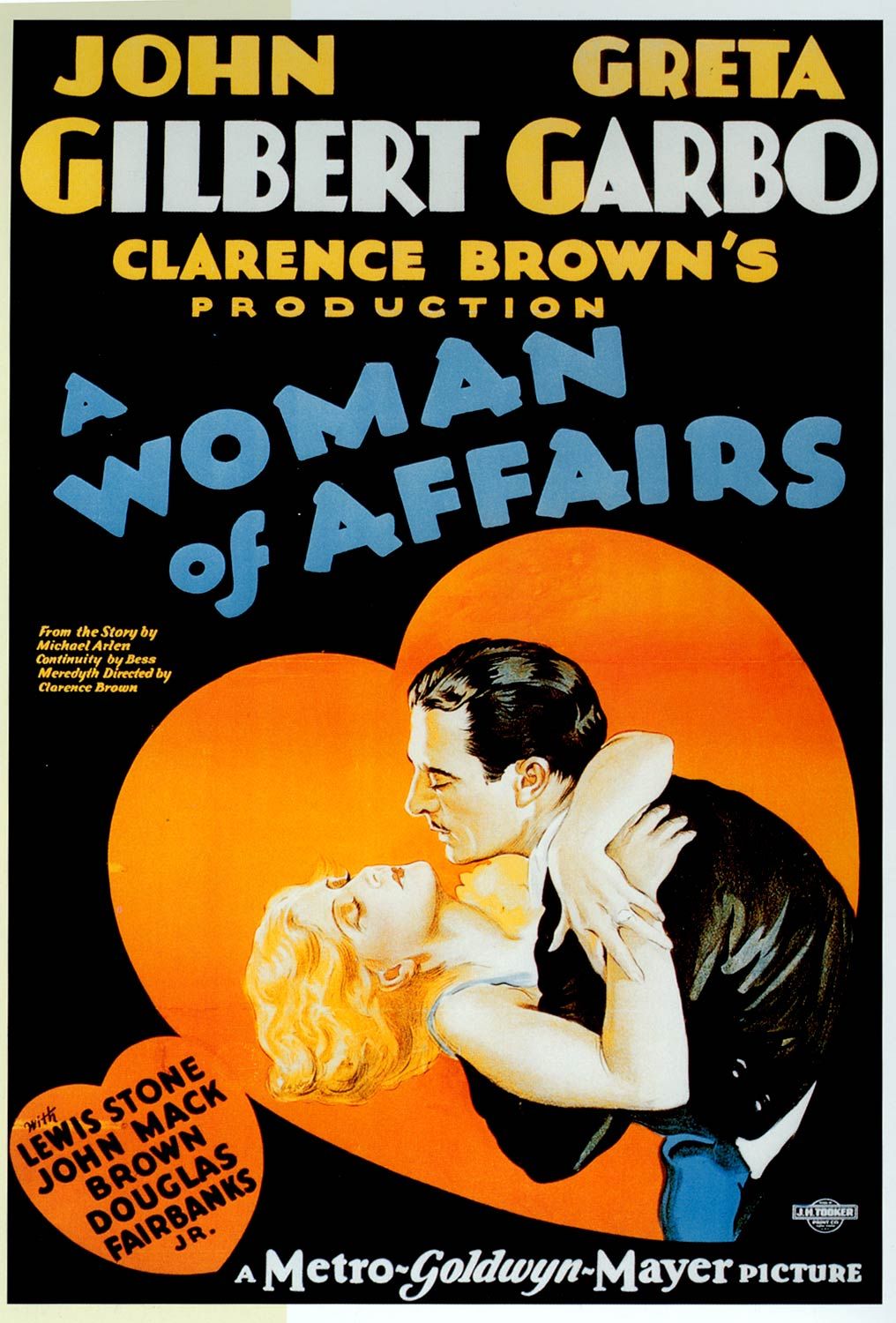 Постер - A Woman of Affairs: 1016x1500 / 211 Кб