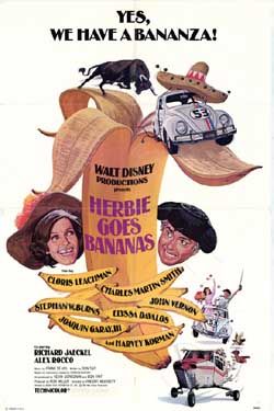 Постер - Herbie Goes Bananas: 250x375 / 55 Кб
